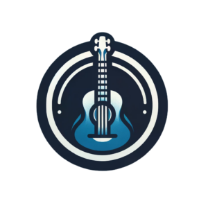 guitar logo blue #2ca4d6